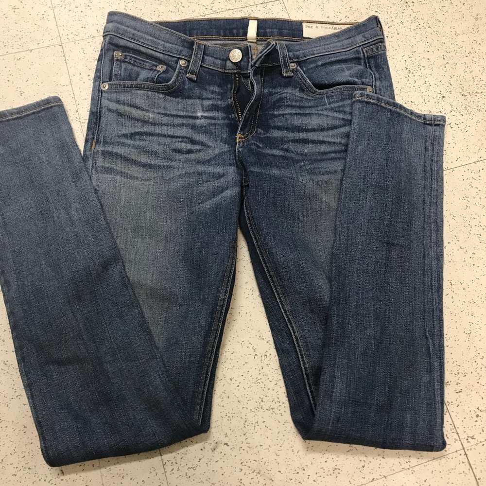 Rag and bone skinny jeans 27 in monument